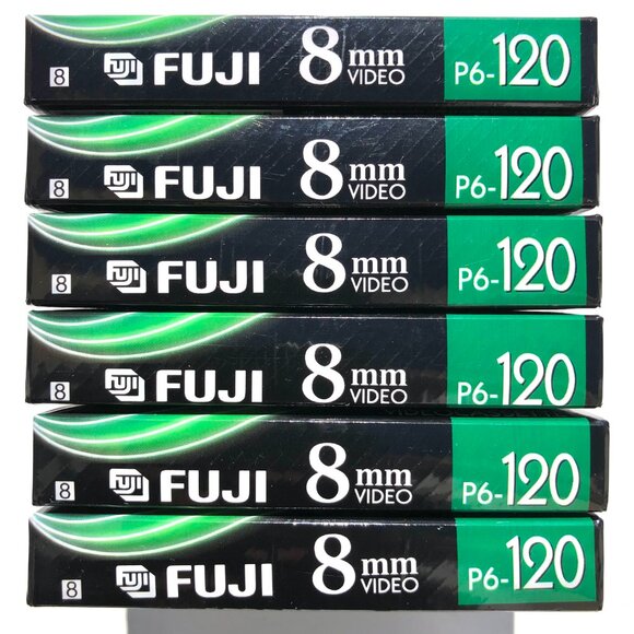 Fuji P6-120 8mm Video Cassettes Lot of 6 Factory Sealed 074101680126 - Picture 6 of 7